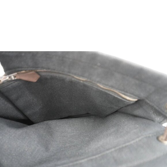 Hermes  Aline Grooming Swift Canvas Backpack Bag Navy Blue - Picture 15 of 16